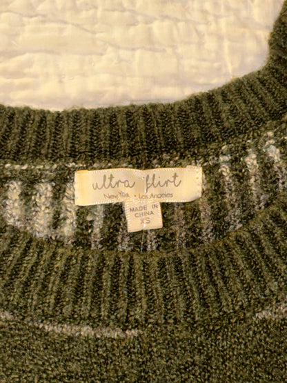 Ultra Flirt - Oversized Camo Sweater