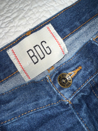 BDG - Baggy Fit Vintage Wash Indigo Blue Jeans - Urban Outfitters