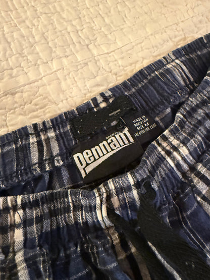 Pennant - Blue Plaid Wrestling Ram Lounge Pants