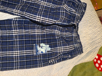 Pennant - Blue Plaid Wrestling Ram Lounge Pants