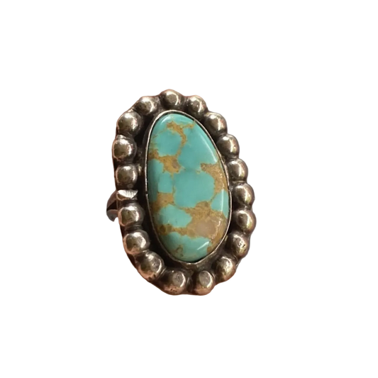 turquoise with sterling silver ring