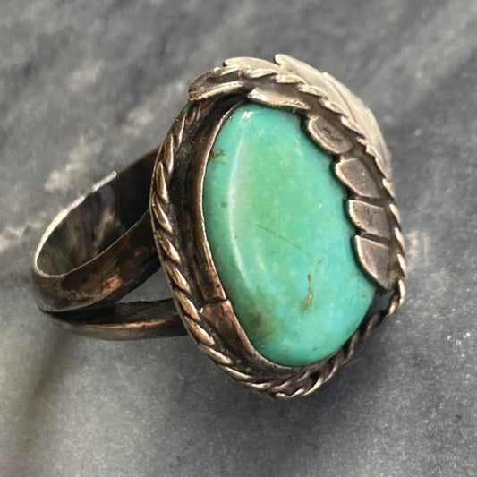 sterling silver with turquoise ring 💚