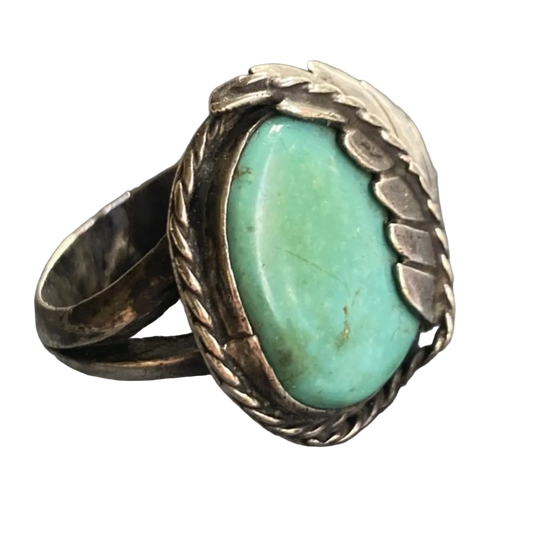 sterling silver with turquoise ring 💚