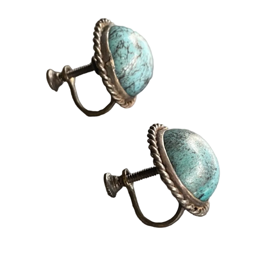 sterling silver turquoise earrings