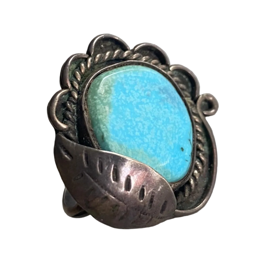 sterling silver and turquoise ring 💙