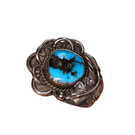 unsigned native american turquoise ring