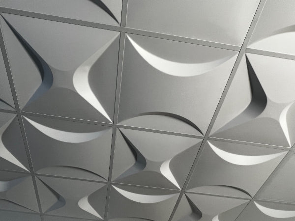 Brasília - Streamline Modern Ceiling Tile