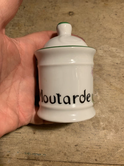 Vintage Philippe Deshoulieres Mustard Pot Made in France