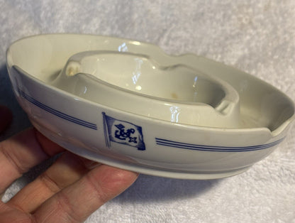 Norddeutscher Lloyd Bremen Ashtray 1938 Ocean Liner 6.25” Across Made In Germany