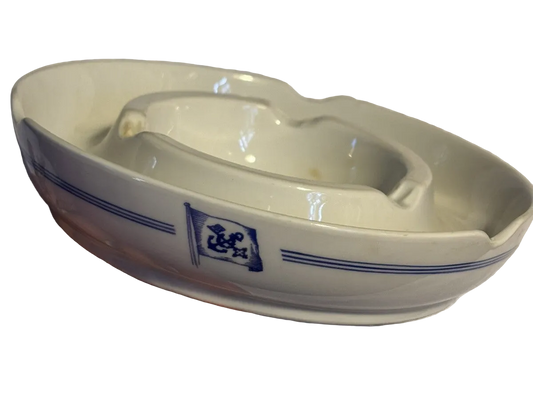 Norddeutscher Lloyd Bremen Ashtray 1938 Ocean Liner 6.25” Across Made In Germany
