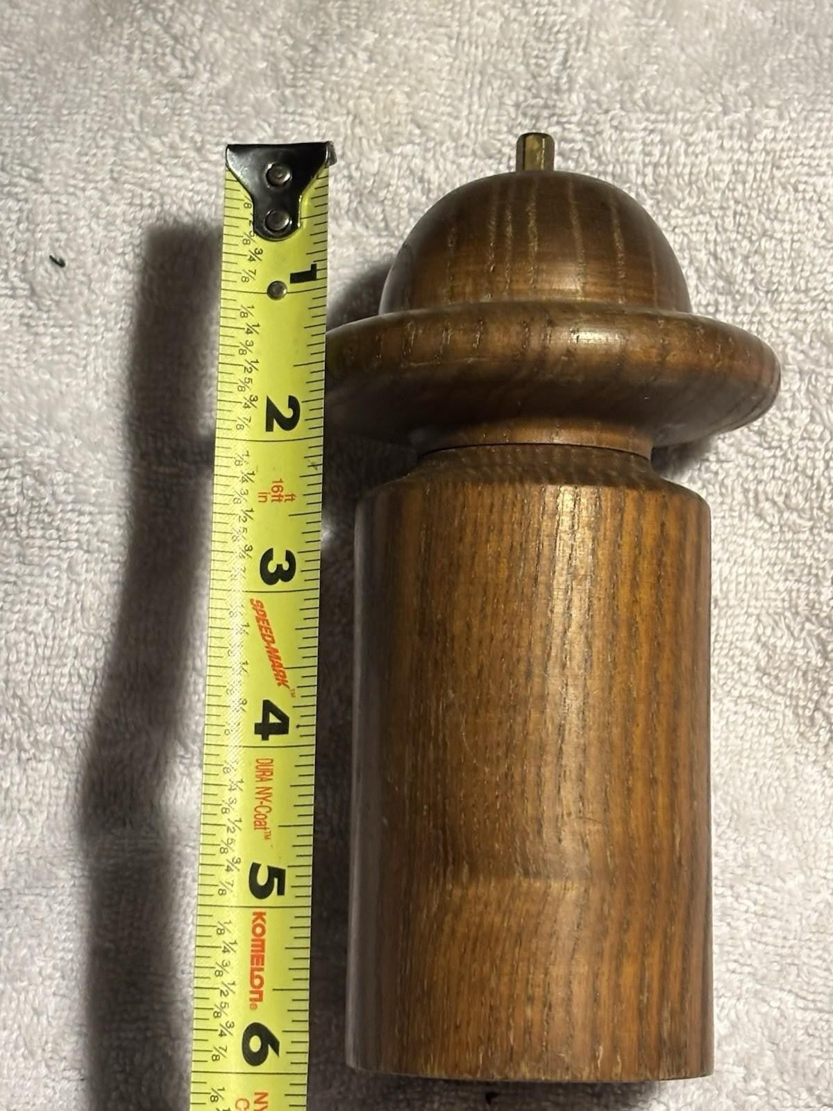 Vintage Copco Italy Wood Pepper Mill Michael Lax Design MCM