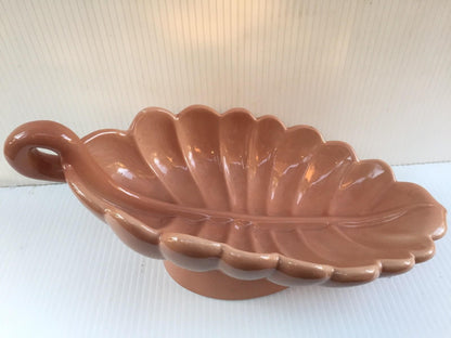 Vintage Angled Leaf Bowl Designed By Vally Wieselthier For General Ceramics 14”