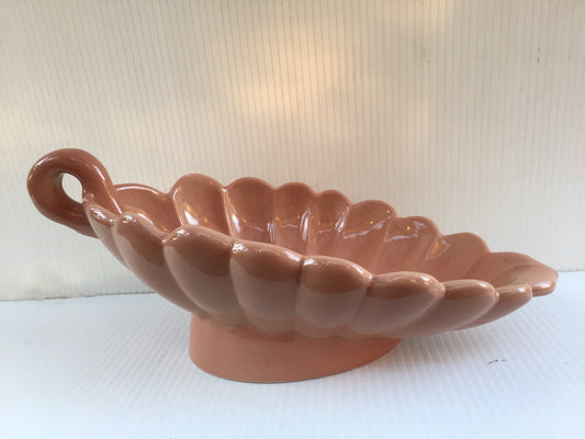 Vintage Angled Leaf Bowl Designed By Vally Wieselthier For General Ceramics 14”