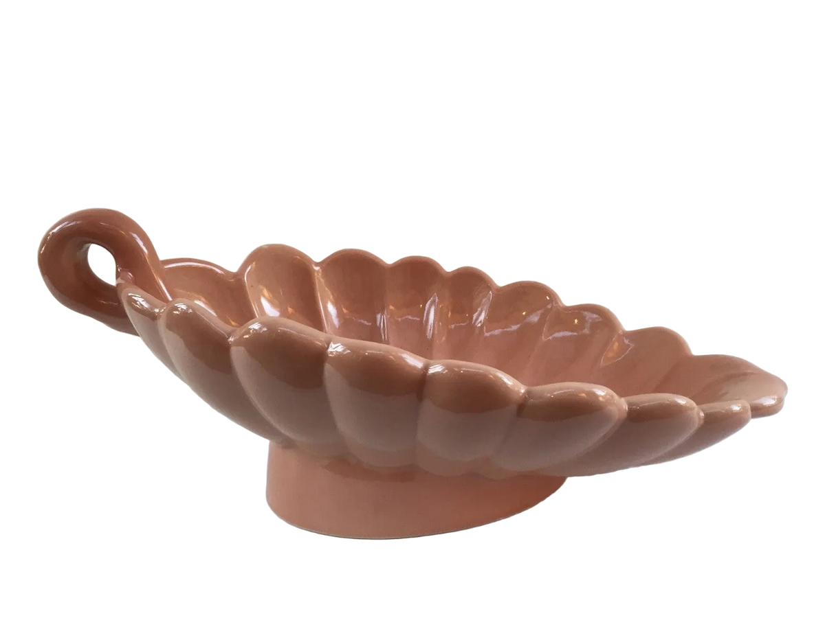 Vintage Angled Leaf Bowl Designed By Vally Wieselthier For General Ceramics 14”