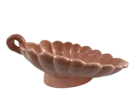 Vintage Angled Leaf Bowl Designed By Vally Wieselthier For General Ceramics 14”