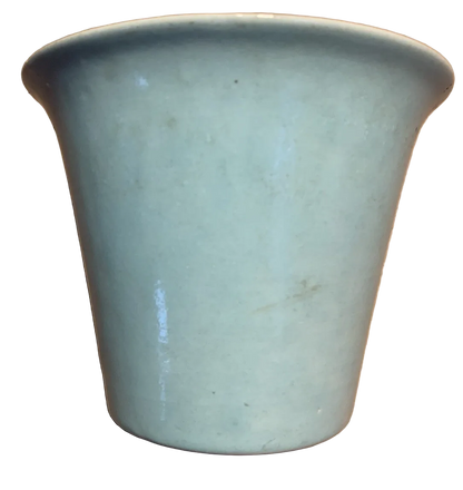 Vintage Bauer Pottery Atlanta Turquoise Planter #4 4.5” Tall