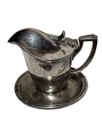 Antique 1919 United States Shipping Board Silver Soldered Syrup 4.25“ WWI Era