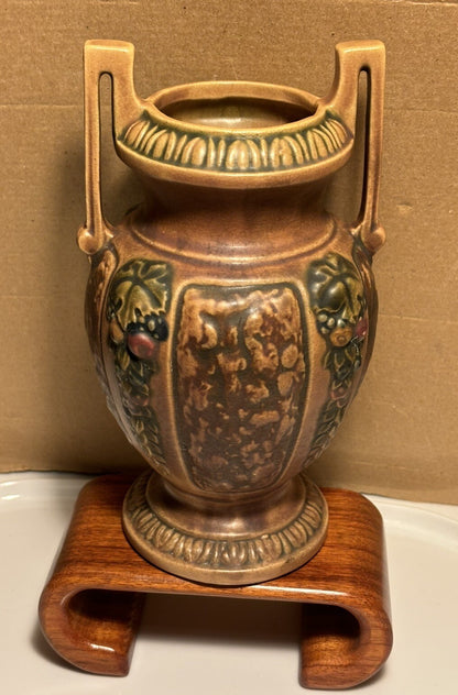 1920's Roseville Florentine Vase - 8.25" Tall American Art Pottery