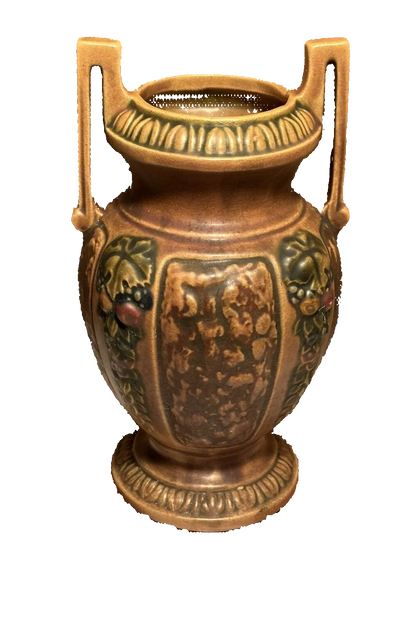 1920's Roseville Florentine Vase - 8.25" Tall American Art Pottery