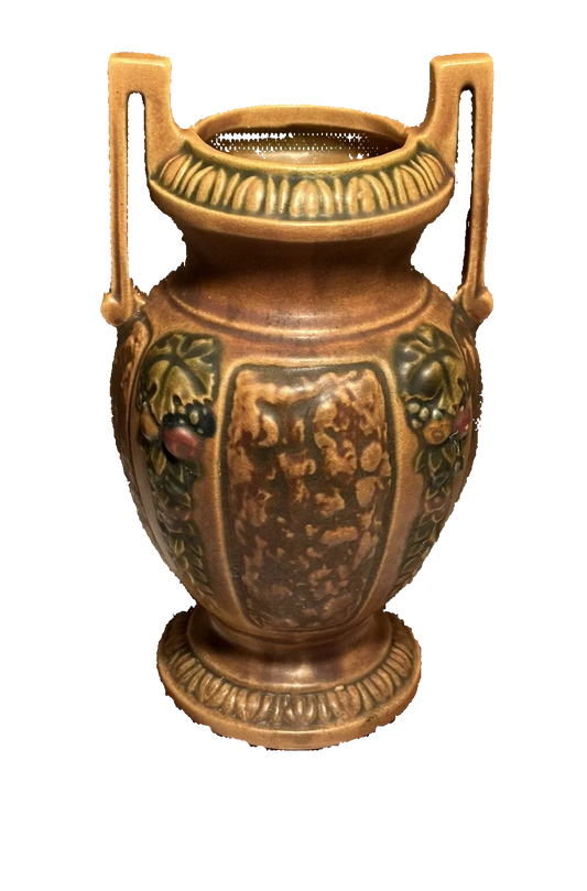 1920's Roseville Florentine Vase - 8.25" Tall American Art Pottery