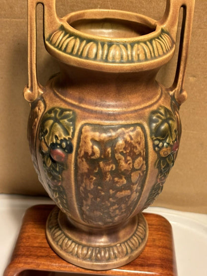 1920's Roseville Florentine Vase - 8.25" Tall American Art Pottery